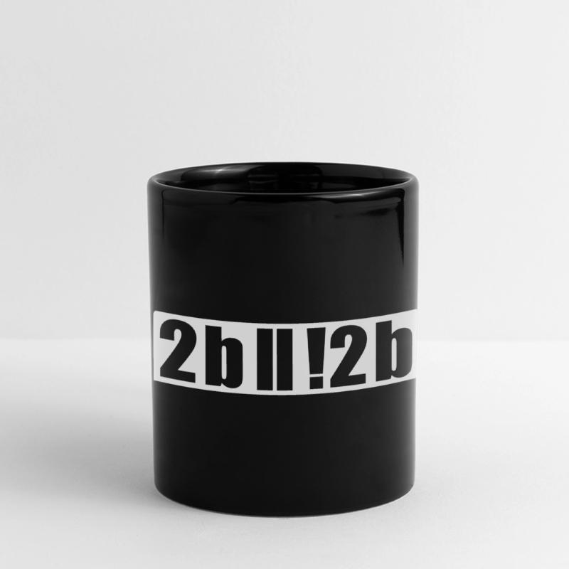 Sein oder nicht sein Programmierer Nerd IT Shirt Panorama-Tasse farbig