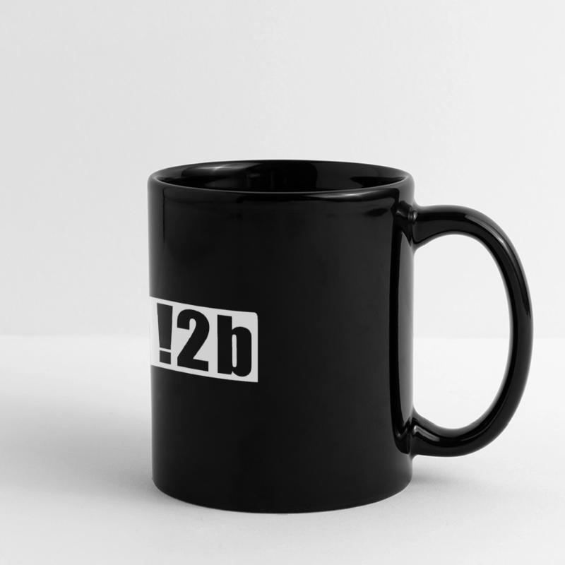 Sein oder nicht sein Programmierer Nerd IT Shirt Panorama-Tasse farbig