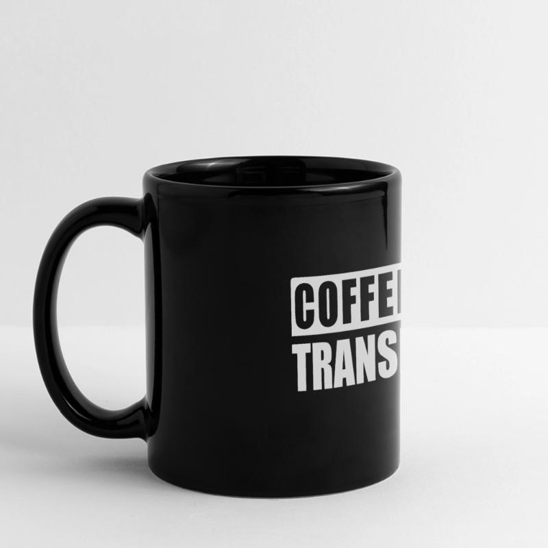 Coffee 2 Code Transformer Programmer IT Shirt Full Colour Panoramic Mug