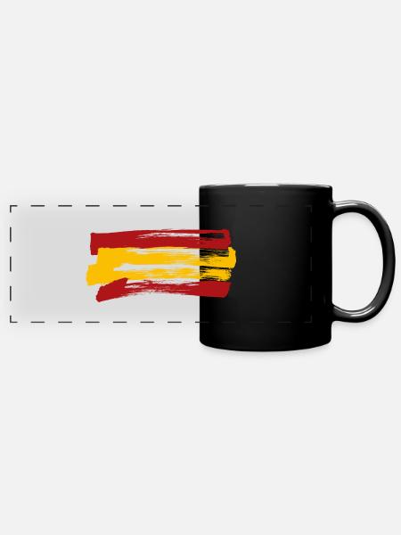 Espagne - Mug panoramique uni - noir