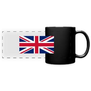 United Kingdom - Full Colour Panoramic Mug - black - Front