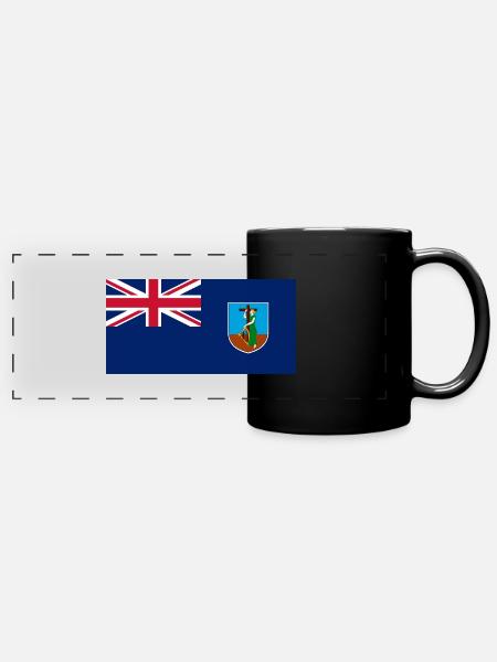Montserrat - Full Colour Panoramic Mug - black