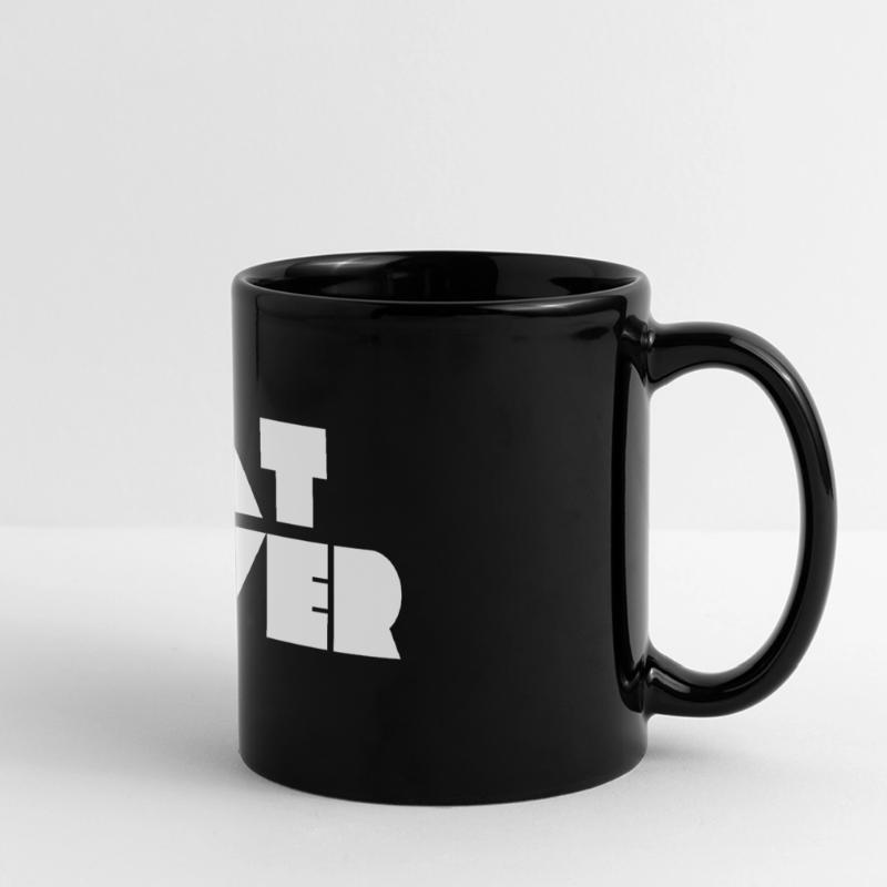 Amoureux des chats Mug panoramique uni