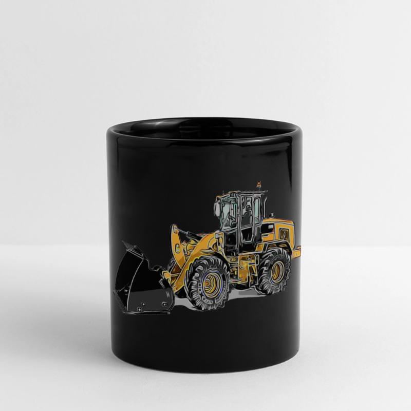 Wheel loader Large Colored wheel loader Shovel loader Full Colour Panoramic Mug