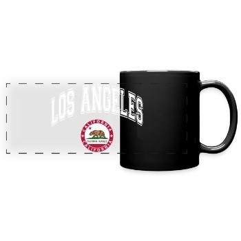 Los Angeles - Full Colour Panoramic Mug - black - Front