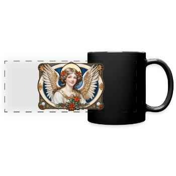 Angel - Full Colour Panoramic Mug - black - Front