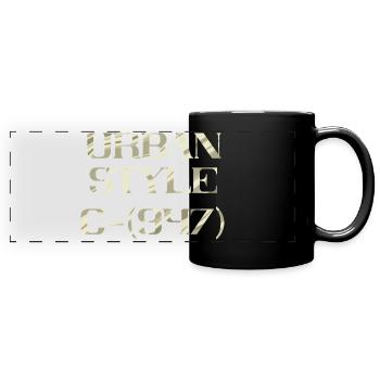 URBAN STYLE - Full Colour Panoramic Mug - black - Front
