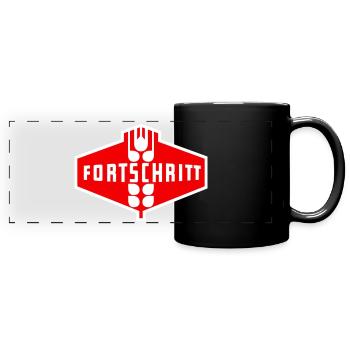 Progress GDR (two-tone) - Full Colour Panoramic Mug - black - Front