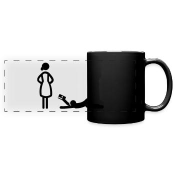 wedding - Full Colour Panoramic Mug - black - Front