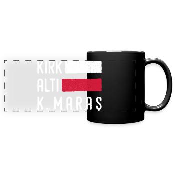 Maras 46 Türkei Turkiye Geschenk Urlaub TR Türk - Panorama-Tasse farbig - Schwarz - Vorne