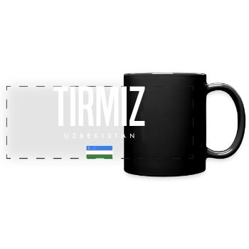 Tirmiz Usbekistan - Panorama-Tasse farbig - Schwarz - Vorne