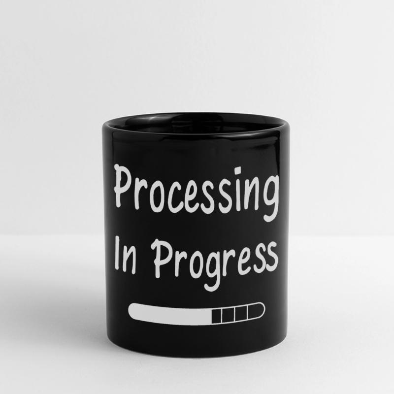 Processing In Progress Loading Bar Statement Full Colour Panoramic Mug