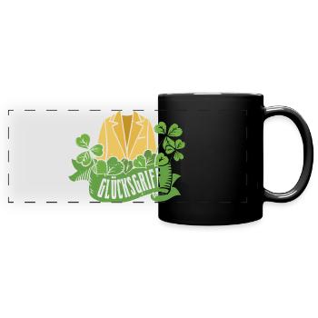 Second-hand shop Glücksgriff Second Hand Shop - Full Colour Panoramic Mug - black - Front