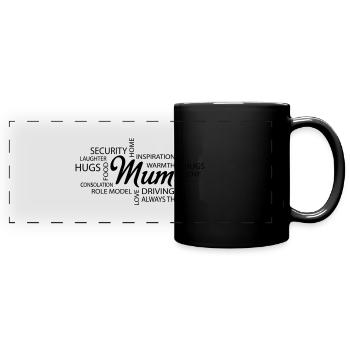 Mama - Full Colour Panoramic Mug - black - Front