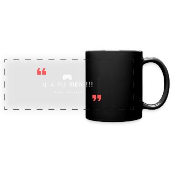 Cadeau gamer Nico geek jeux vidéos - Mug panoramique uni - noir - Devant