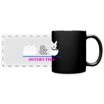 PÂQUES - Mug panoramique uni - noir - Devant