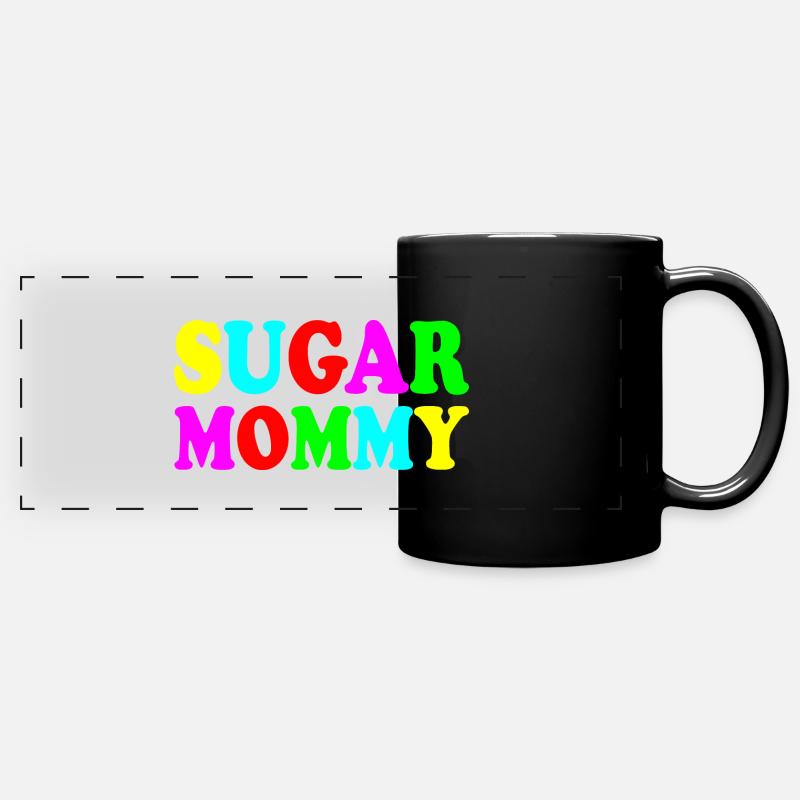 Sugar mommy - Mug panoramique uni - noir