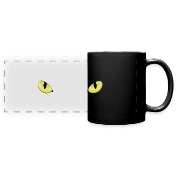 Panther inside - Full Colour Panoramic Mug - black - Front