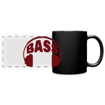 BASS - Full Colour Panoramic Mug - black - Front