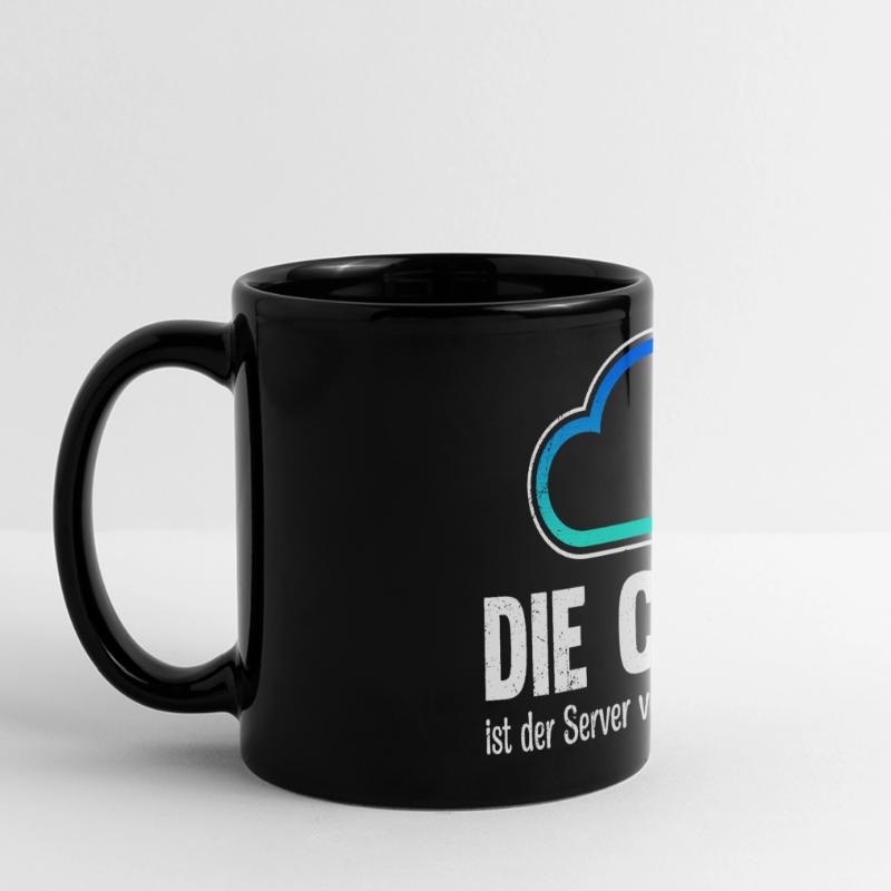 Codeur LE CLOUD EST LE SERVEUR DE QUELQU’UN D’AUTRE Mug panoramique uni