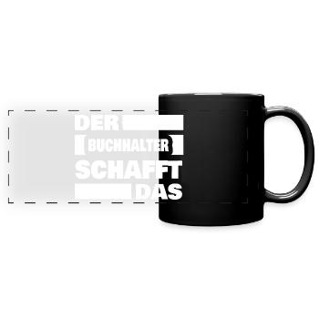 Accountant - Full Colour Panoramic Mug - black - Front