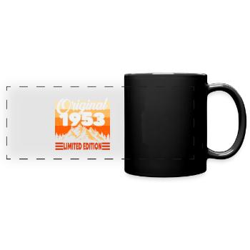 Original 1953 Vintage Vintage Birthday Retro - Full Colour Panoramic Mug - black - Front