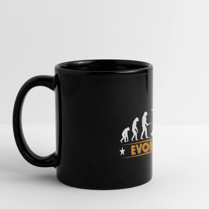 Sail evolution - orange/white Full Colour Panoramic Mug