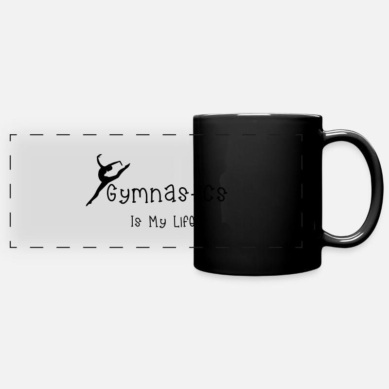 Gymnastics - Full Colour Panoramic Mug - black