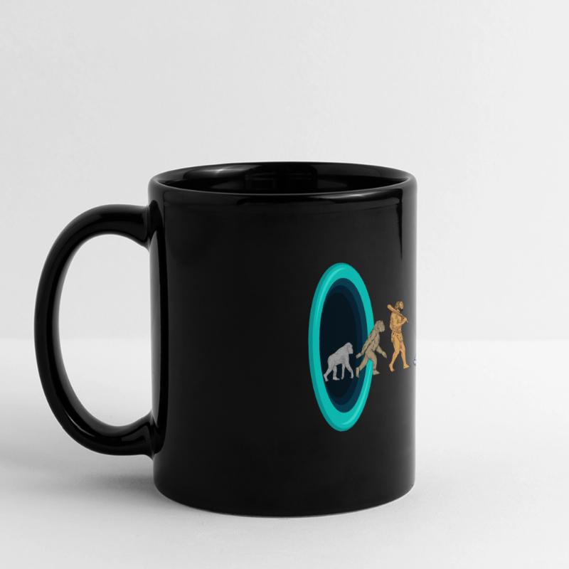 L’évolution à travers les portails Mug panoramique uni