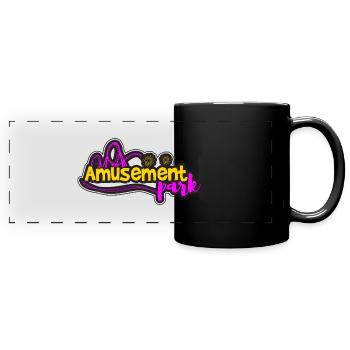 AMUSEMENT PARK 2 - Full Colour Panoramic Mug - black - Front