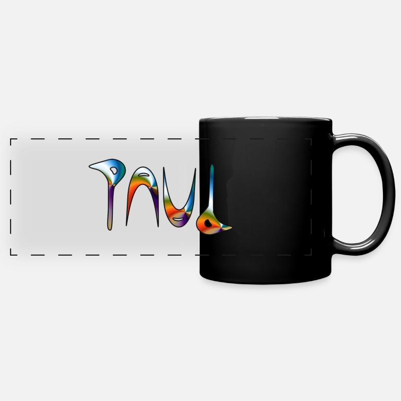 Paul - Full Colour Panoramic Mug - black