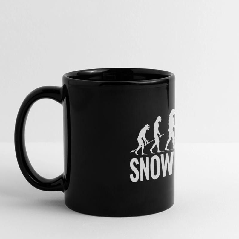 Evolution to Snowboarder Full Colour Panoramic Mug