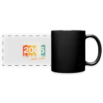 2005 Edition Limitée 2005 Vintage Anniversaire - Mug panoramique uni - noir - Devant