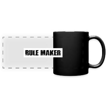 Rule maker - Full Colour Panoramic Mug - black - Front