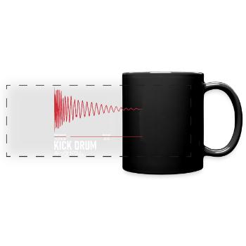 Kick Drum - キックドラム - Full Colour Panoramic Mug - black - Front