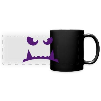 monsta_final - Panorama-Tasse farbig - Schwarz - Vorne