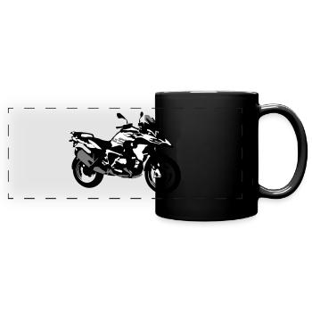 R 1250GS_dreifarbig - Panorama-Tasse farbig - Schwarz - Vorne