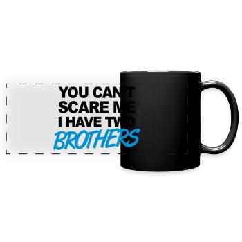 Brothers - Full Colour Panoramic Mug - black - Front