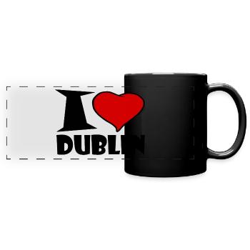 Dublin - I love Dublin - Full Colour Panoramic Mug - black - Front