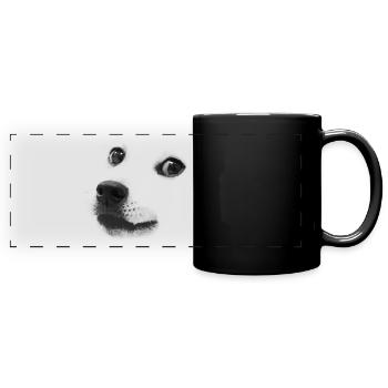 Doge - Full Colour Panoramic Mug - black - Front