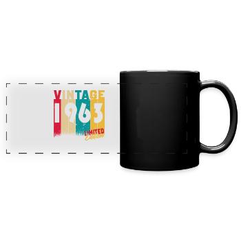 60 Birthday 60 years Born in 1963 - Full Colour Panoramic Mug - black - Front