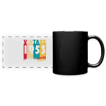 70 birthday 70 years born 1953 - Full Colour Panoramic Mug - black - Front