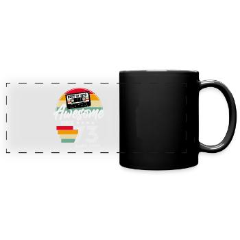 Original 1973 Vintage Cadeau d’anniversaire Rétro - Mug panoramique uni - noir - Devant
