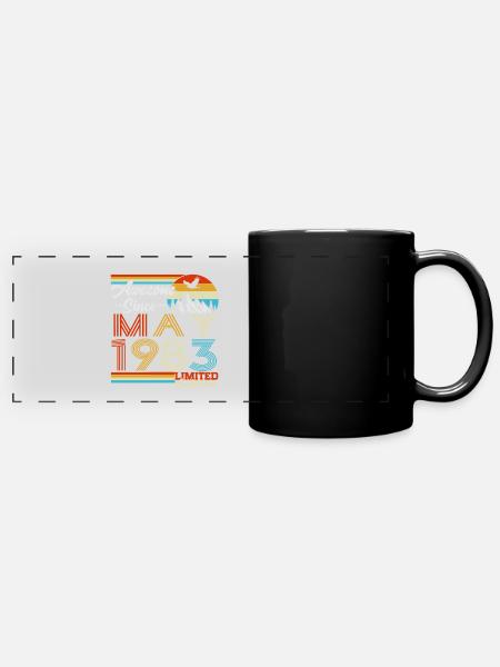 Mai 1983 Vintage Anniversaire Vintage Rétro - Mug panoramique uni - noir