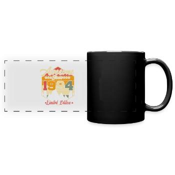 Vintage 1994 Born Birthday Gift - Full Colour Panoramic Mug - black - Front