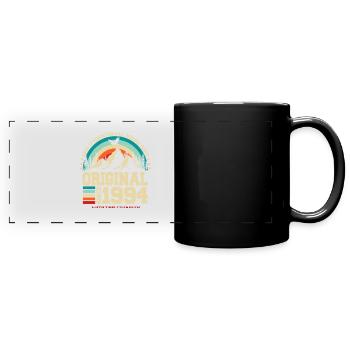 Jahrgang 1994 geboren Vintage Geburtstag Geschenk - Panorama-Tasse farbig - Schwarz - Vorne