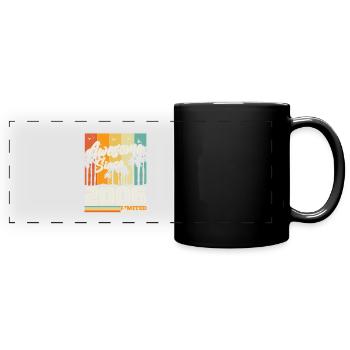 2006 Born Vintage Anniversaire Cadeau rétro - Mug panoramique uni - noir - Devant