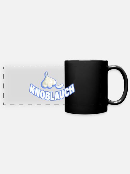 KNOBLAUCH - Panorama-Tasse farbig - Schwarz