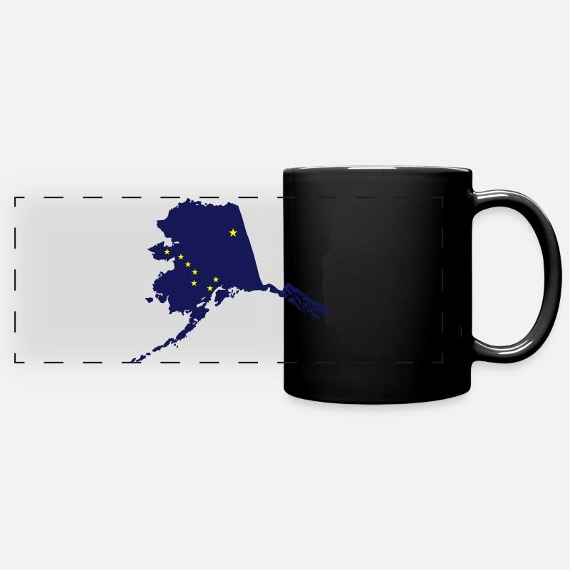 Alaska - Full Colour Panoramic Mug - black