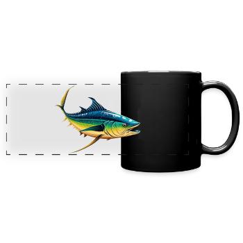 Tuna - Full Colour Panoramic Mug - black - Front